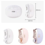 CH-705 2-in-1 Multifunctional Electric Nail Grinder with Light Children Anti-pinch Nail Clippers - Image 2