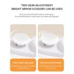 CH-705 2-in-1 Multifunctional Electric Nail Grinder with Light Children Anti-pinch Nail Clippers - Image 4