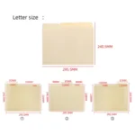 100sheets /Box Letter Size File Folder 1/3-Cut Tab Manila Folders - Image 4