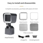 Desktop Range Hood Barbecue Small Movable Liftable Extractor Hood 2 Wind Speeds Adjust - Image 13