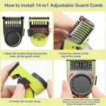 For Philips OneBlade QP2520 QP2530 QP2630 Electric Trimmer Shaver - Image 6