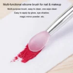 Nail Art Silicone Applicator Sticks Multi-Purpose Dabbing Powder Glitter Eyeshadow Brush Applying Manicure Tool - Image 5