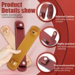Simple Detachable Bag Anti Strangulation Leather Handle Accessory - Image 2