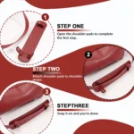 Simple Detachable Bag Anti Strangulation Leather Handle Accessory - Image 4