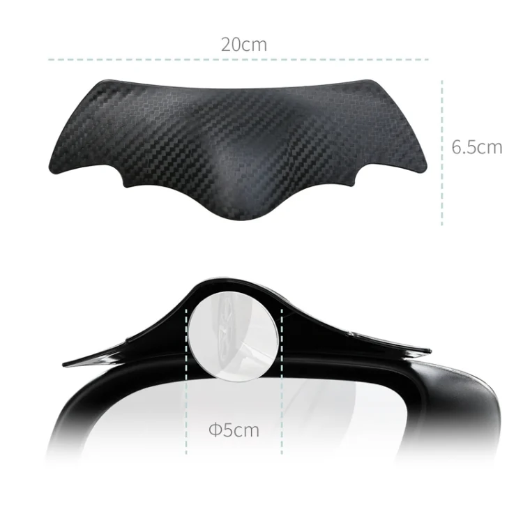 TBD06053030_B2.webp 1pair Car Rearview Mirror Rain Eyebrow Blind Spot Reversing Round Mirror - Image 3