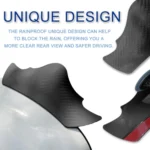 1pair Car Rearview Mirror Rain Eyebrow Blind Spot Reversing Round Mirror - Image 5