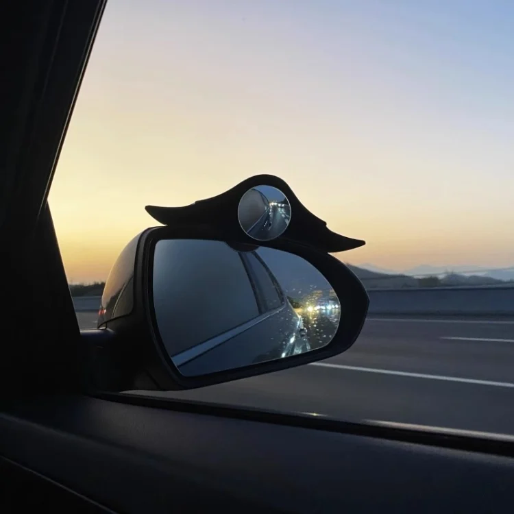 TBD06053030_B7.webp 1pair Car Rearview Mirror Rain Eyebrow Blind Spot Reversing Round Mirror - Image 8