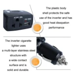 Meind 75W Mini Car Inverter Charger - Image 4