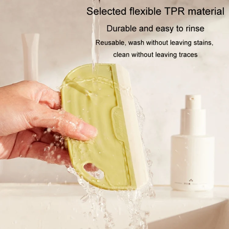 TBD06053050_B5.webp Mini Wiper Bathroom Mirror Glass Silicone Cleaning Tool Countertop Tile Scraper - Image 6