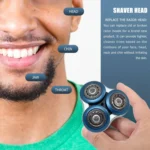 SH60 / SH72 Razor Blade for Philips S6000 Series S6801/82 S6850/85 S6880/81 - Image 6