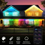 Bluetooth Outdoor Roof Lights Colorful Waterproof Smart Control Holiday Lights - Image 2