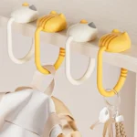 Removable Deskside Hanger Hook No-Punch Student Schoolbag Hook - Image 2