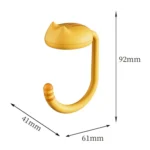 Removable Deskside Hanger Hook No-Punch Student Schoolbag Hook - Image 3