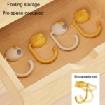 Removable Deskside Hanger Hook No-Punch Student Schoolbag Hook - Image 9