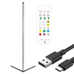 5V Bluetooth Wall Corner Ambient Light APP Remote Control Bedroom Floor Lamp