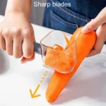 Kitchen Stainless Steel Long Handle Single Heads Vegetable And Fruit Peeler - Image 7