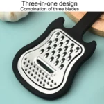 Kitchen Stainless Steel Guitar Shaped Melon Peeler Household Potato Scraper - Image 3