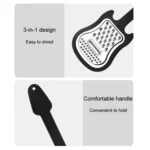 Kitchen Stainless Steel Guitar Shaped Melon Peeler Household Potato Scraper - Image 4