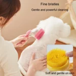 Long Handle Pet Bathing Brush Silicone Dogs Cats Cleaning Massage Brush Grooming Comb - Image 7