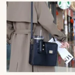 Women PU Leather Shoulder Bag Beverage Bottle Water Cup Bag For Stanley / Owala / Gatorade / Hydro Flask and Most Other Bottles - Image 7