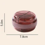 Mini Portable Double Compartment Sealed Medicine Organizer - Image 3