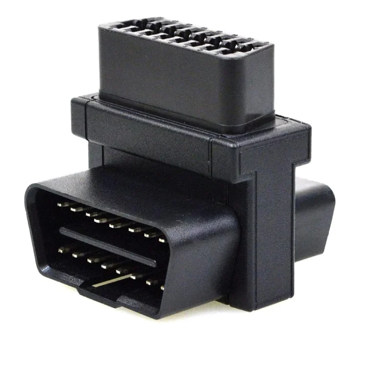TBD06053198.webp OBDII 16Pin 1 To 2 Extension Cable Adapter Plug - Image 1