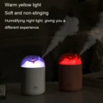 500ml Snowman Humidifier USB Desktop Large Capacity Colorful Ambient Light Air Humidifier - Image 11
