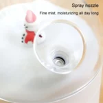 500ml Snowman Humidifier USB Desktop Large Capacity Colorful Ambient Light Air Humidifier - Image 6