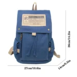 Travel Canvas Backpack Large Capacity School Bags for Teenage Girls and Boys - Image 7