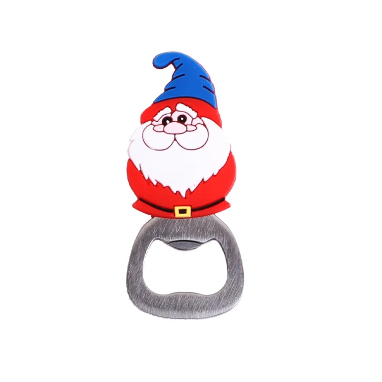 Magnetic Cute Cartoon Stainless Steel Bottle Opener Refrigerator Sticker Decoration
