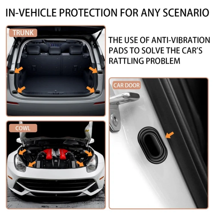TBD06053237_B5.webp 10pcs Car Door Shock-Absorbing Cushion Pad Enlarged Sound-Proof Silicone Pad - Image 6