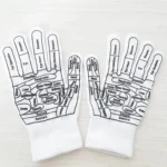 English Hand Massage Gloves Acupuncture Point Palm Reflex Zone Meridian Physical Therapy Gloves - Image 3