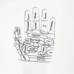 English Hand Massage Gloves Acupuncture Point Palm Reflex Zone Meridian Physical Therapy Gloves - Image 5