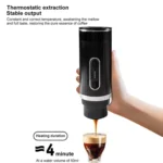 3 In 1 Automatic Wireless Italian Capsule Coffee Machine Portable Rechargeable Heating Coffee Maker - Image 5
