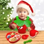 7-in-1 Silicone Children Tableware Set Christmas Gift - Image 8