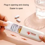 Portable Mini 3 Grids Pill Box Travel Sealed Moisture-proof Medicine Dispenser Pill Storage Box - Image 4