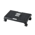 Massage Footrest Foot Rest for Under Desk with 360 Degree Swivel Casters