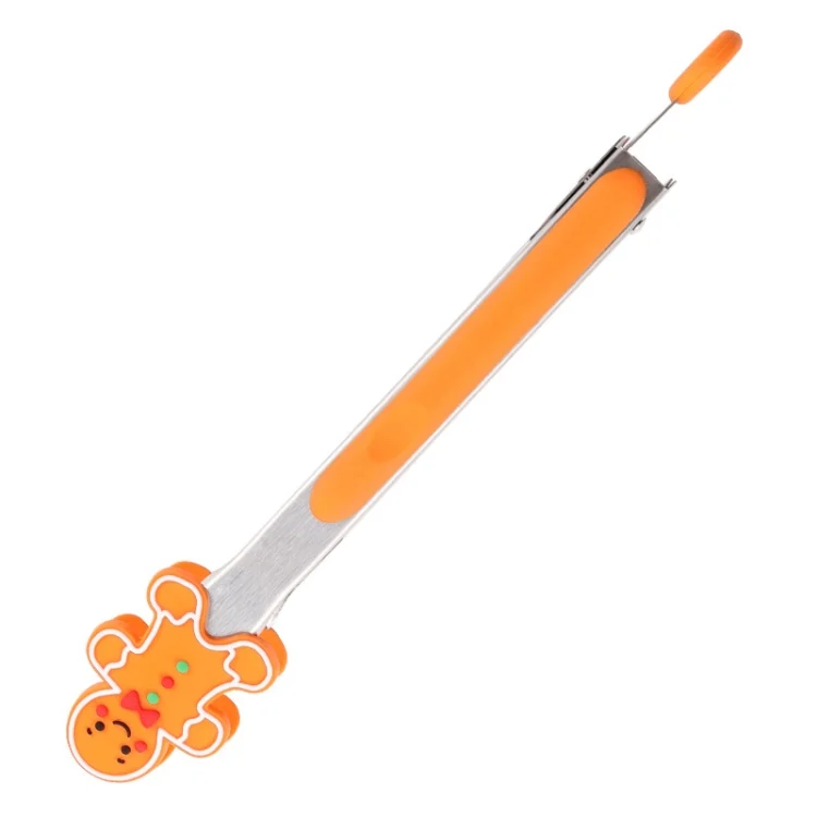 Stainless Steel 9 Inch Food Clip Christmas Multifunctional Non-Slip Barbecue Clamps
