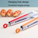 Stainless Steel 9 Inch Food Clip Christmas Multifunctional Non-Slip Barbecue Clamps - Image 6