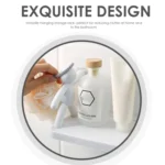 2pcs Small Person Shape Simple Wall Mounted Suction Cup Shelf Bathroom Cosmetic Storage - Image 2