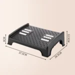 Double-row Roller Massage Foot Pedal Footrest Under the Table - Image 8