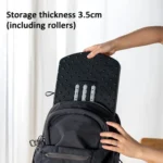 Mini Semicircular 180 Degree Swing Footstool Massage Footrest With Handle - Image 5