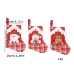 House-shaped Christmas Stockings Gift bag Christmas Eve Decoration Candy Stockings - Image 2