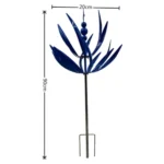Metal Iron Windmill Crafts Outdoor Gardening Decorative Ground Planter - Image 3