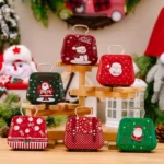 Christmas Decorations Handbag-shaped Candy Box Children Gift Iron Box - Image 6