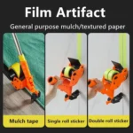 Bending-Free Floor Tape Applicator Quick-Sticking Device For Masking Paper With Extendable Pole - Image 4