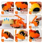 Bending-Free Floor Tape Applicator Quick-Sticking Device For Masking Paper With Extendable Pole - Image 7