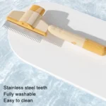 Knotting Hair Removal Cat Comb Pet Self-Cleaning Detangling Comb - Image 6