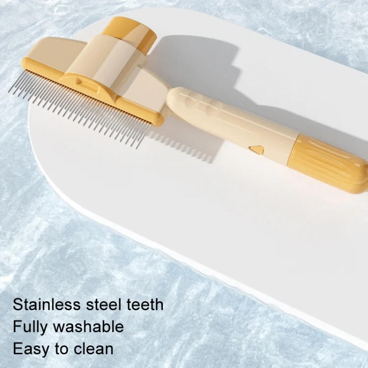 TBD06053316_B5.webp Knotting Hair Removal Cat Comb Pet Self-Cleaning Detangling Comb - Image 6