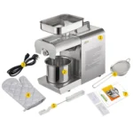 Household Small Automatic Stainless Steel Hot And Cold Oil Press Machine - Image 5